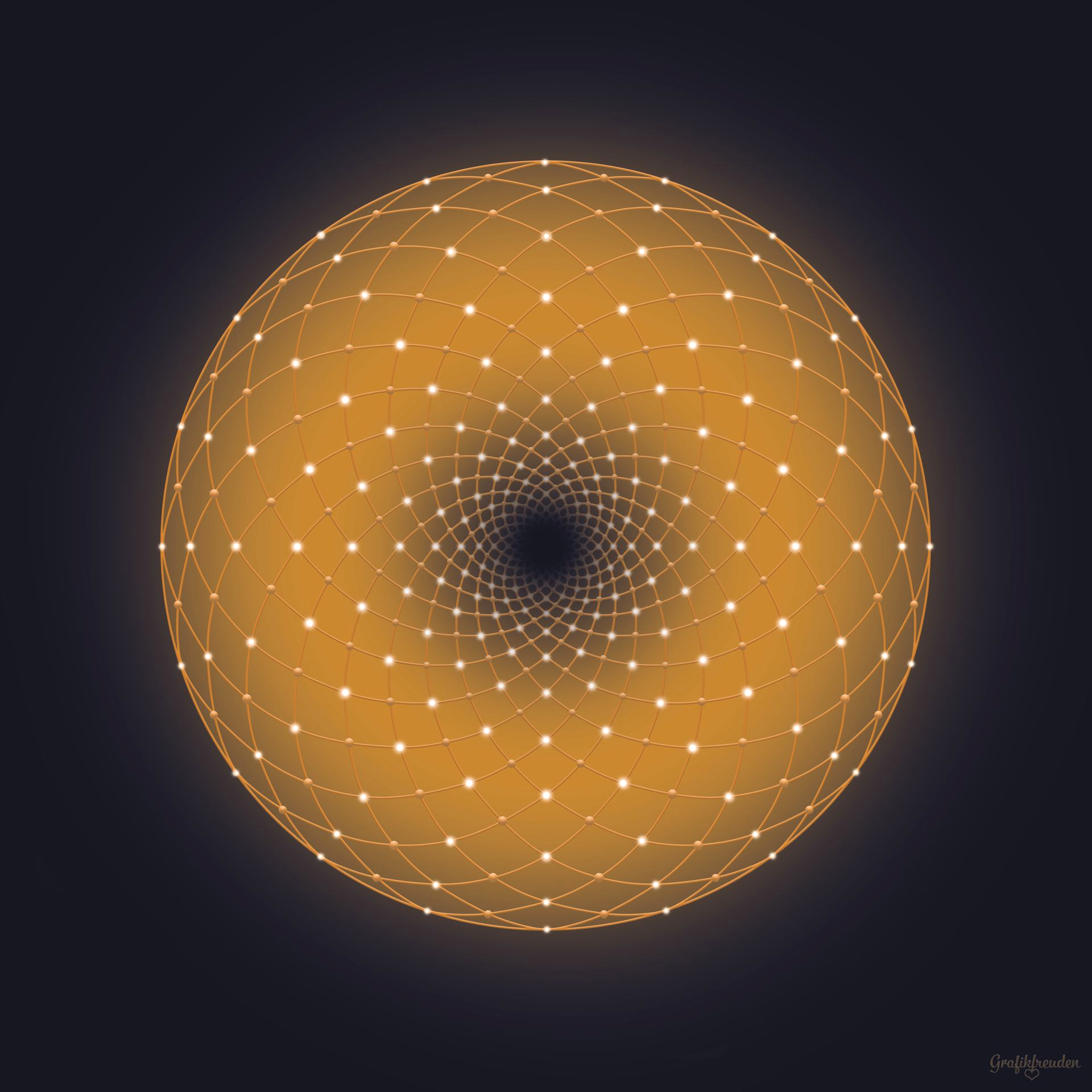 Grafikfreuden, Golden Spirit, Torus
