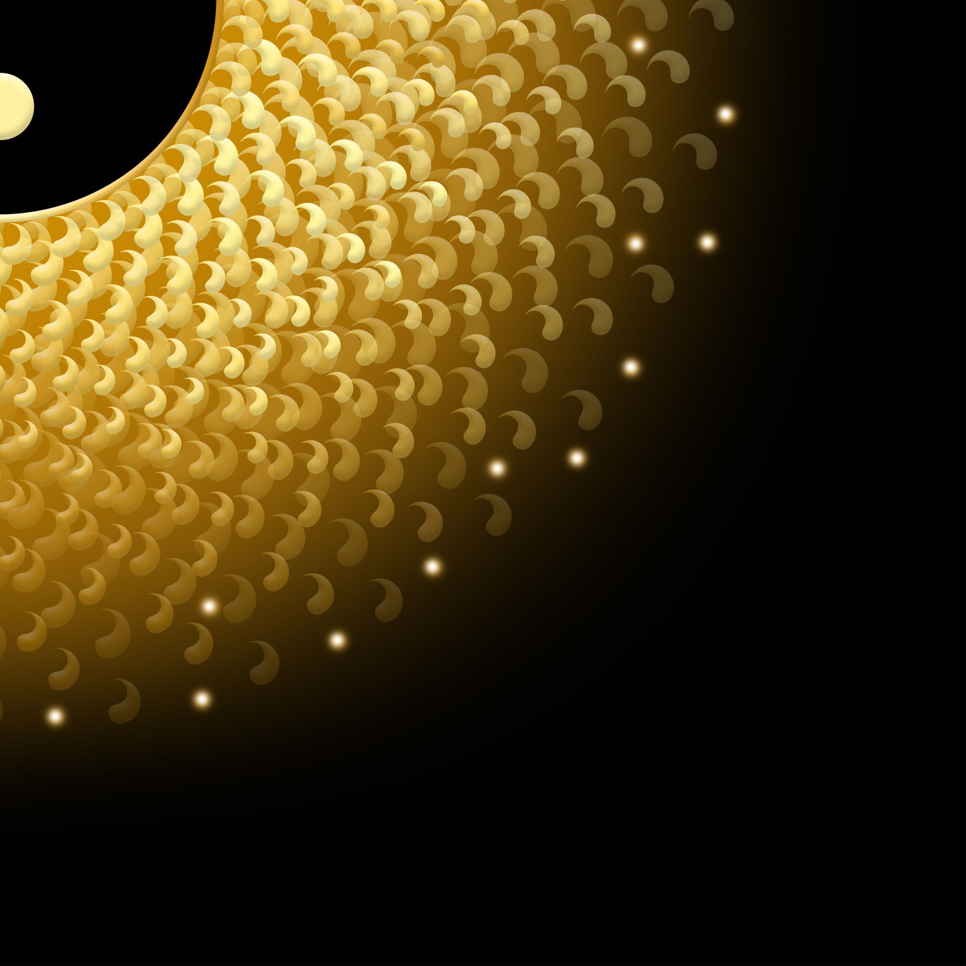 Tanja Brauweiler, Grafikkunst, Golden Spirit, Yin Yang