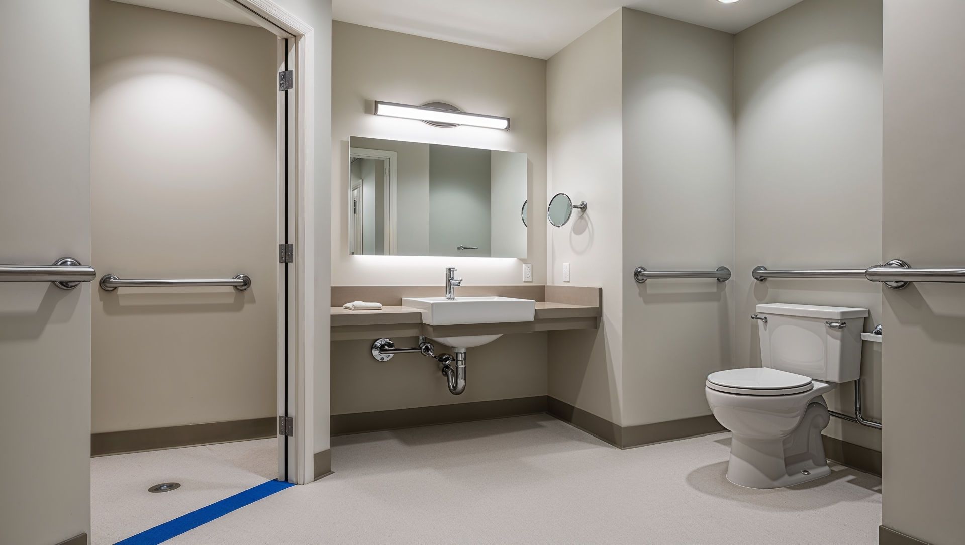 Barrierefreies Badezimmer