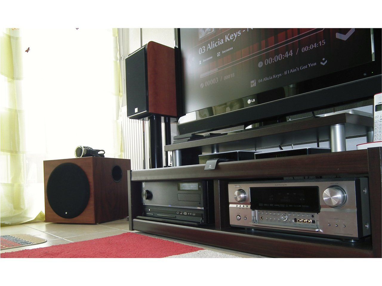 Enceintes, chaîne hi-fi et télévision