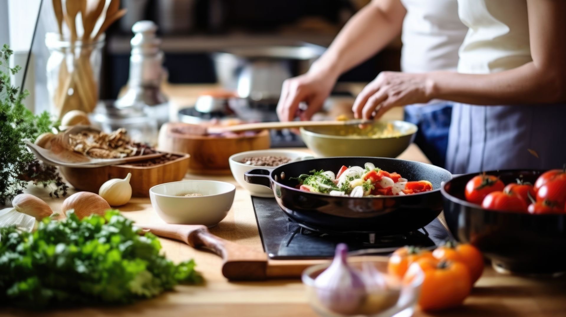 Kochtraining als Teil der Ernährungstherapie