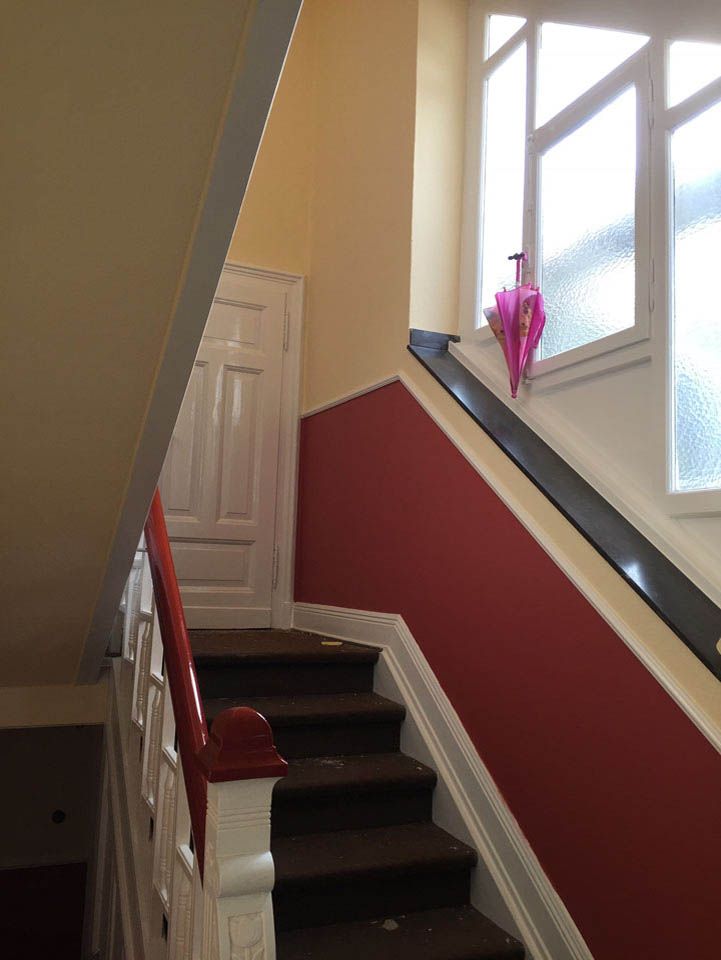 modernisiertes Treppenhaus