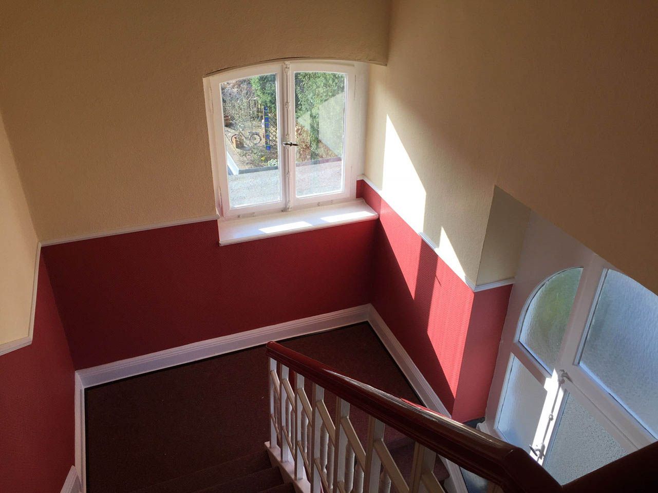 renoviertes Treppenhaus