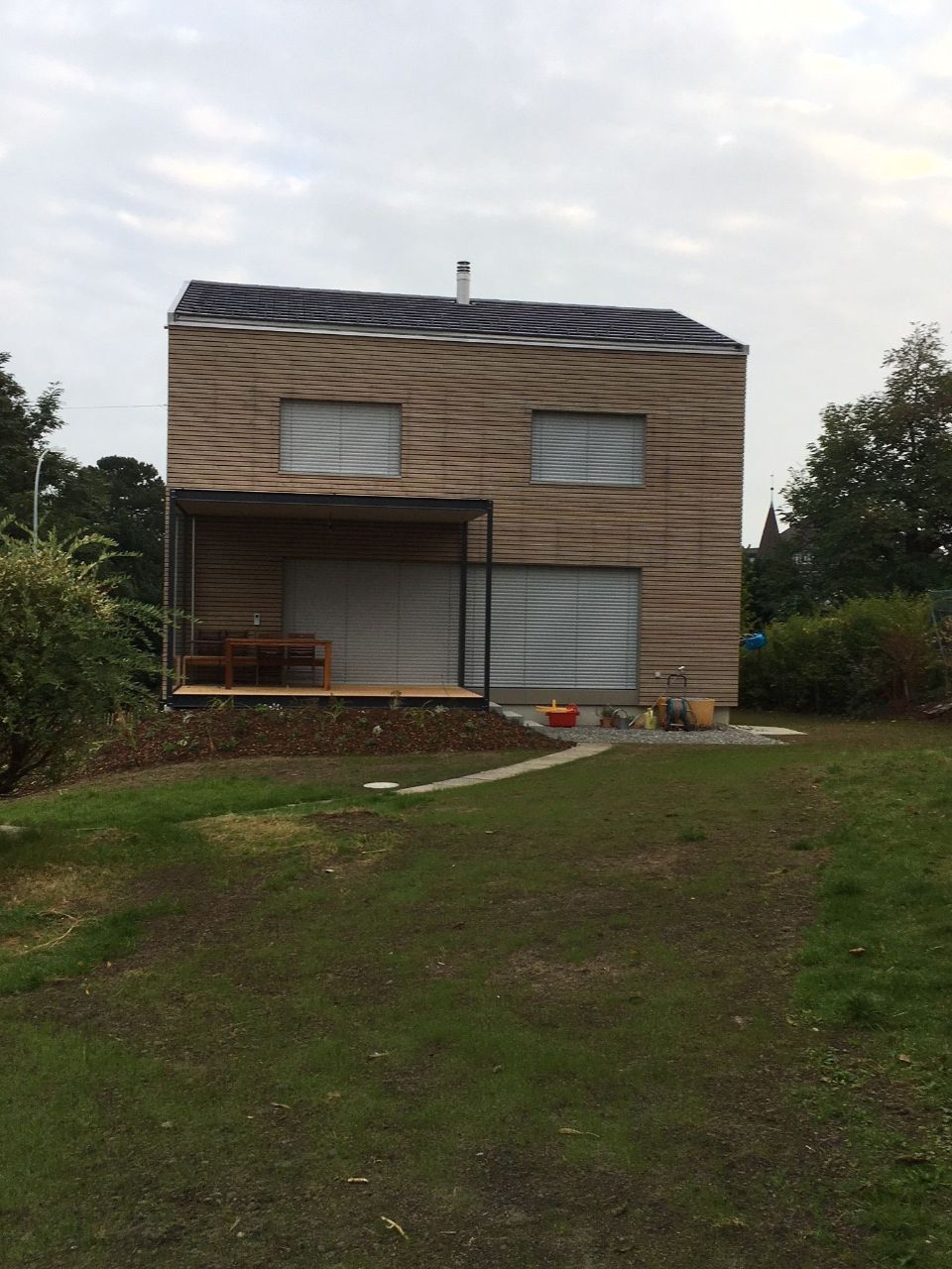 Haus und Garten, Arbeit der Malerei Lampert