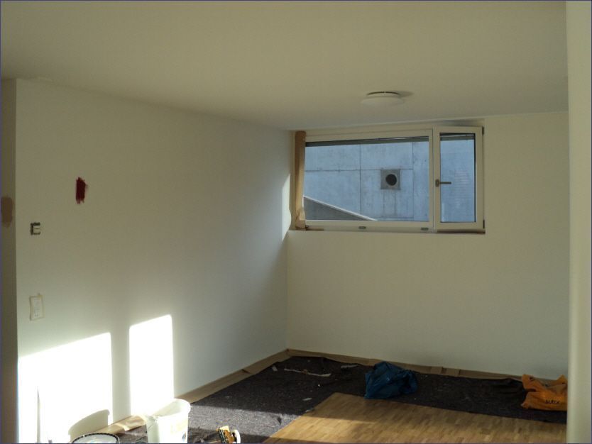 Malerarbeiten der Malerei Lampert in einem Raum