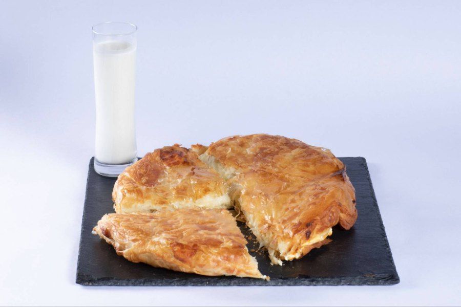 Eine Nahaufnahme von Burek