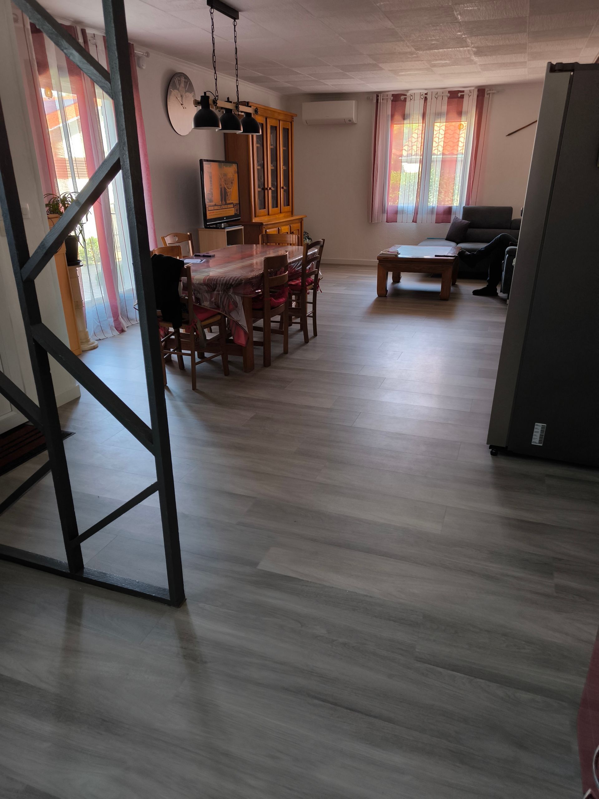 Parquet de salon rénové