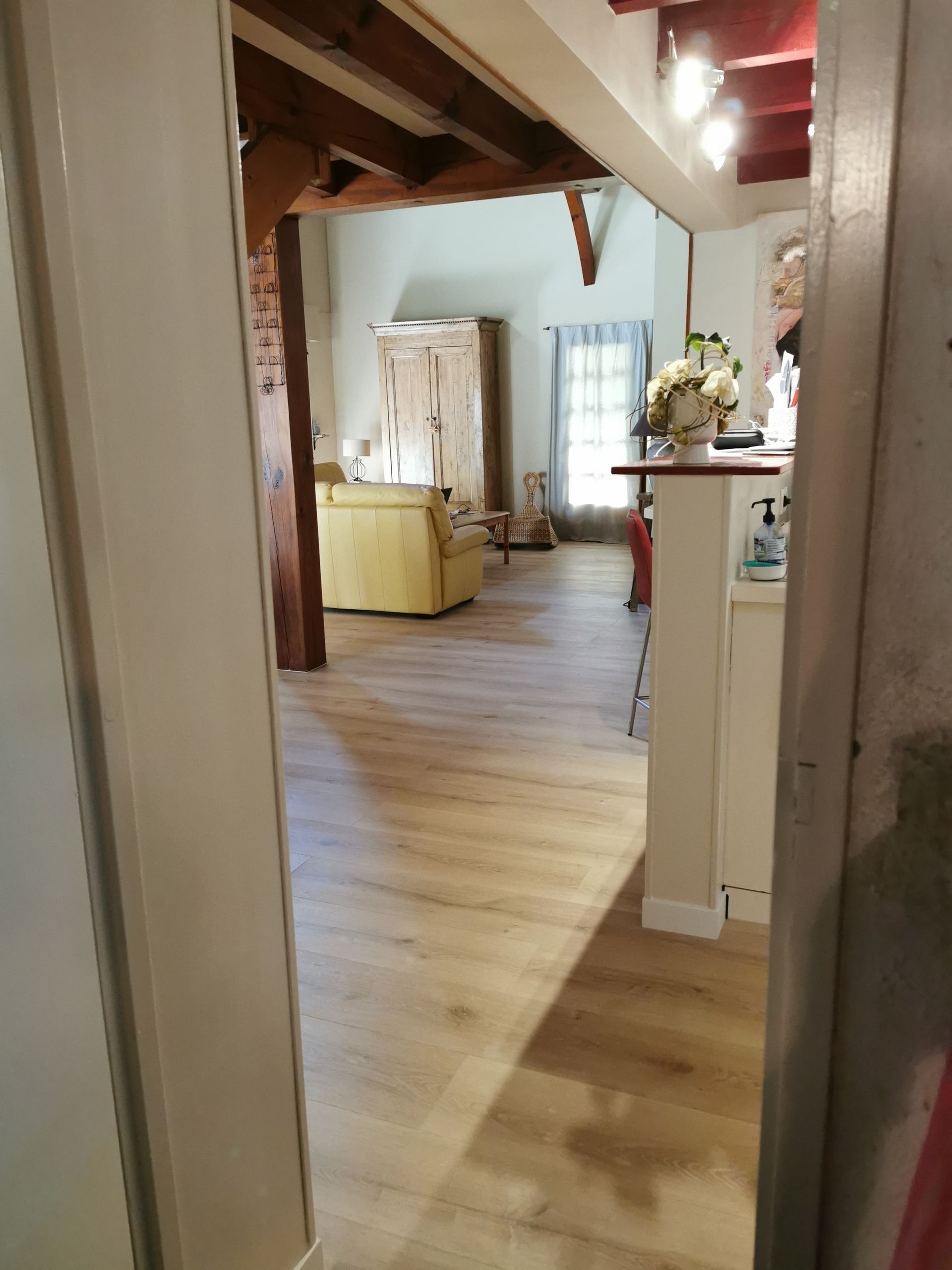 Pose de parquet flottant Quick Step