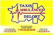 Logo Ambulances Taxis Delort