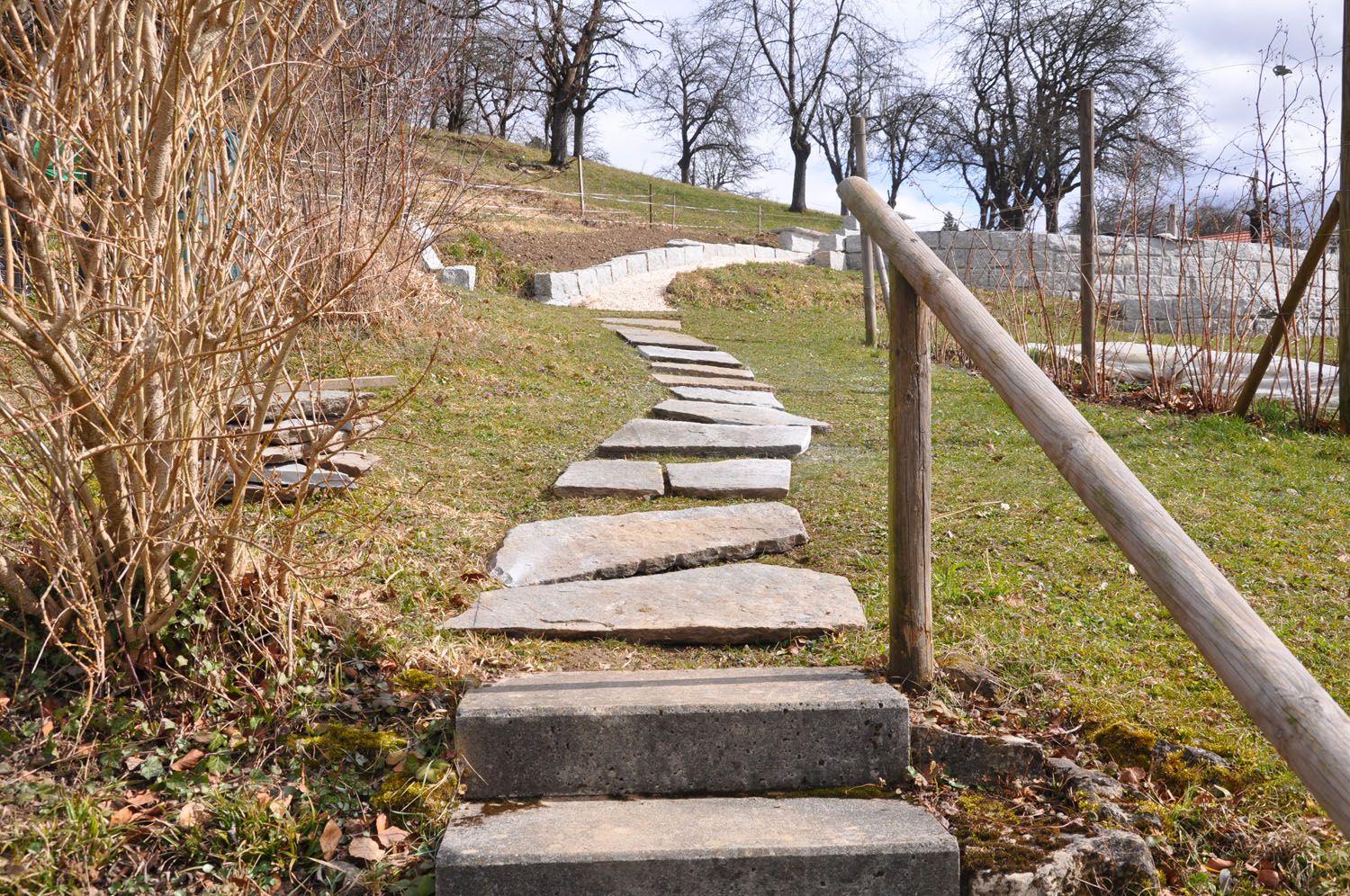 Gartenweg - Wüthrich Gartenbau in Hausen