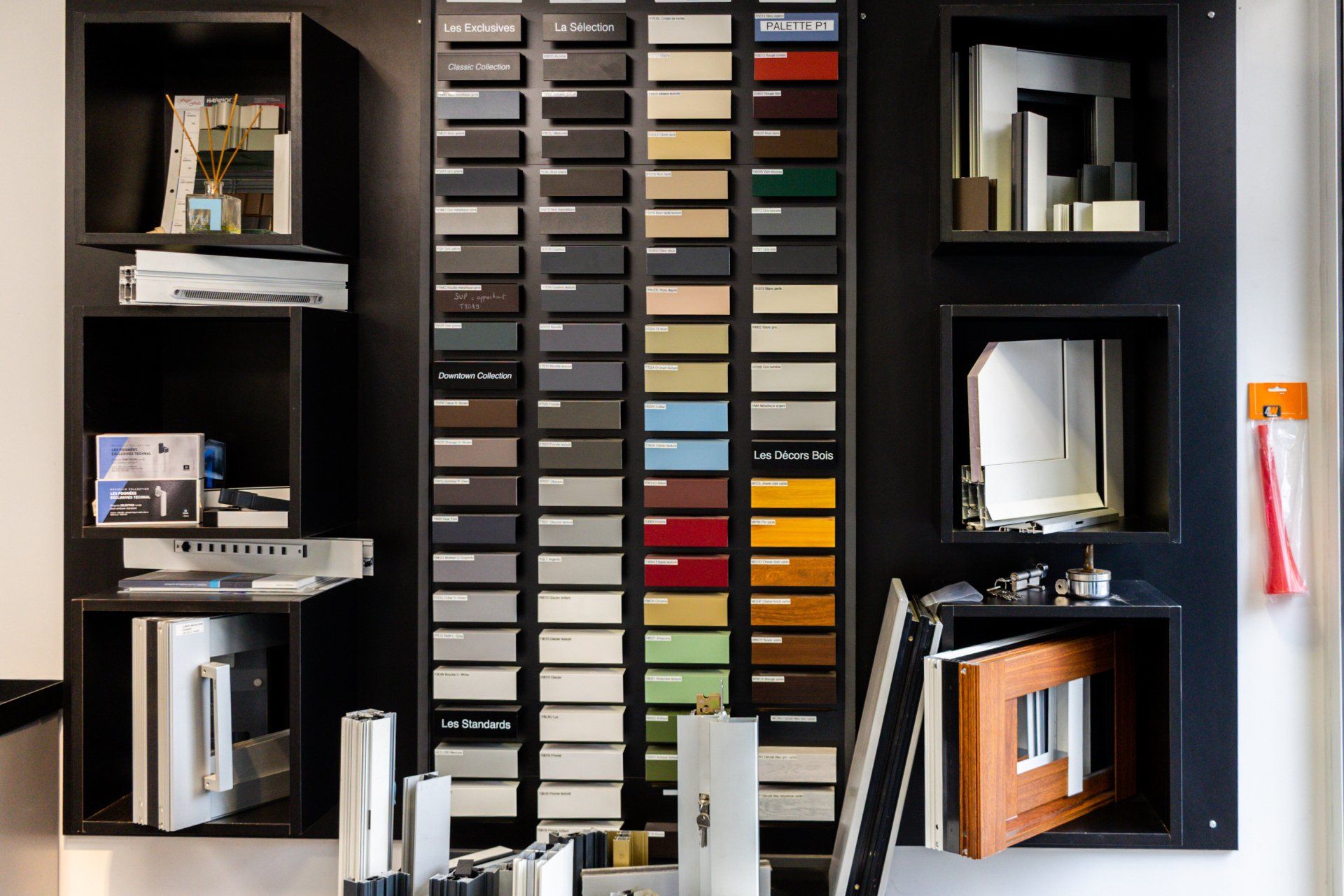 Teintes de couleur disponibles pour les panneaux décoratifs