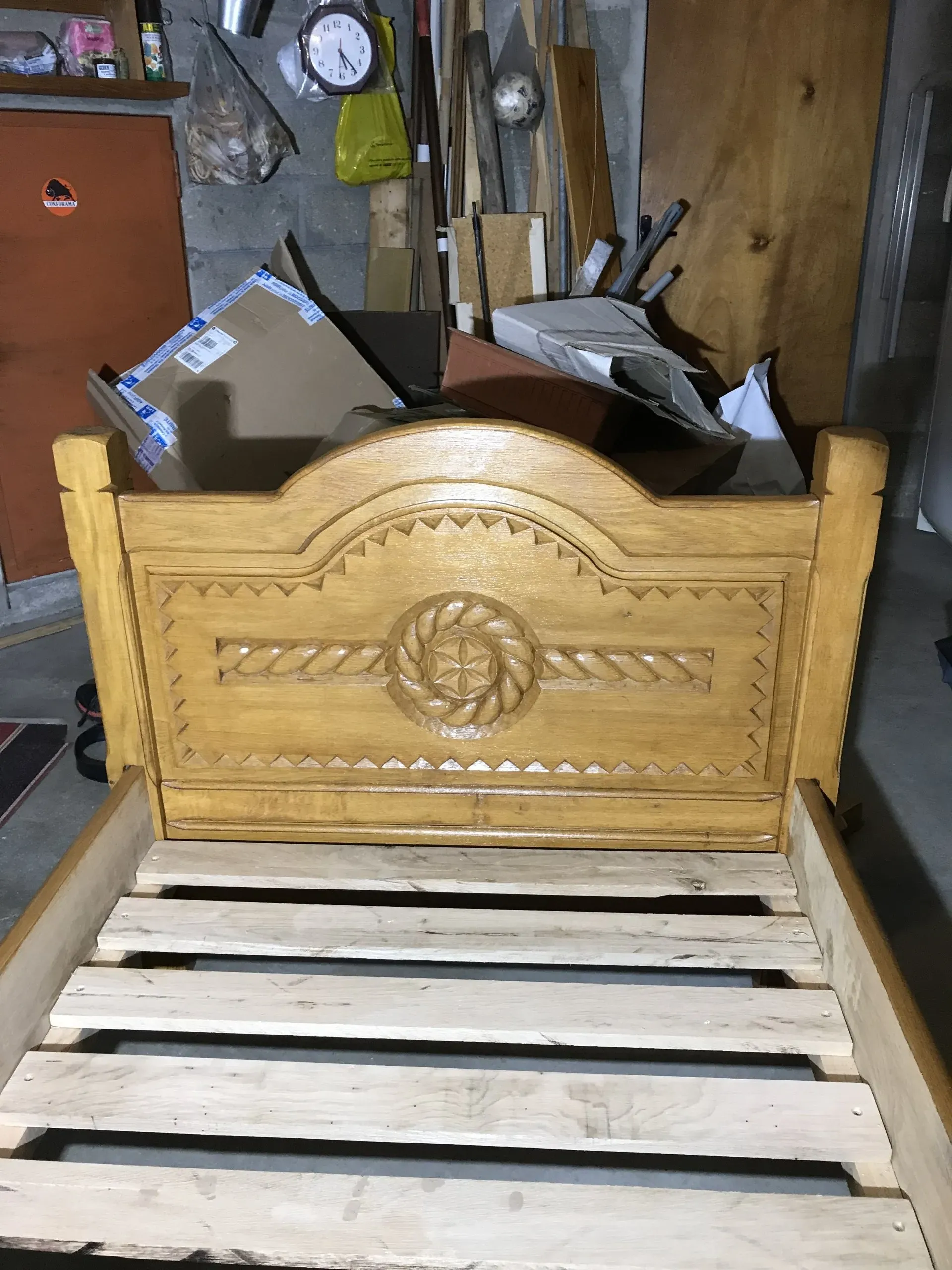 Travail du bois terminé