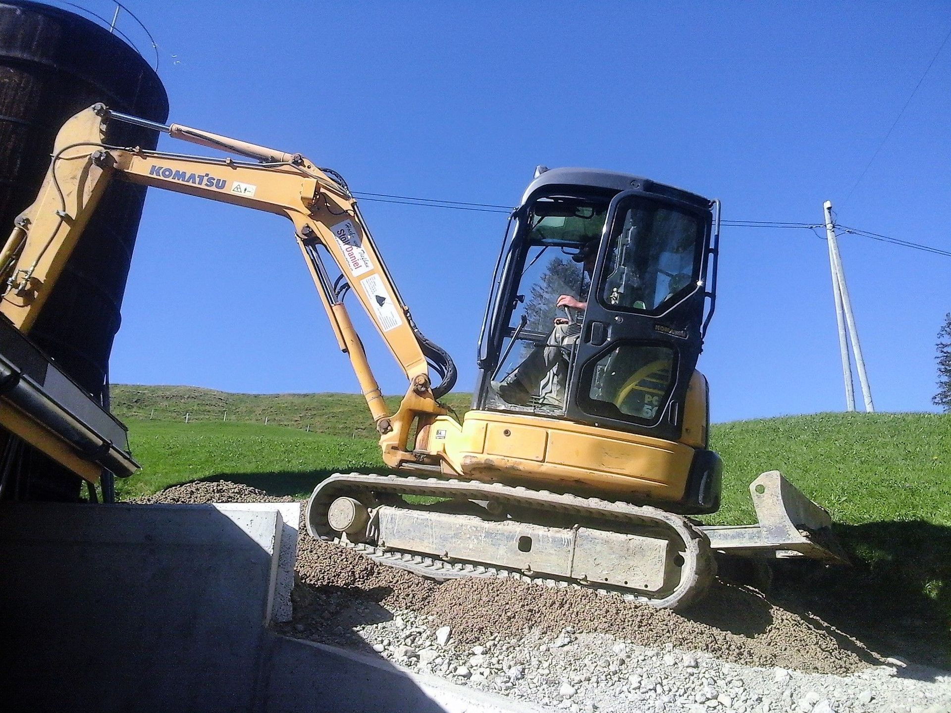 Baggerarbeiten - Stoll Hoch- und Tiefbau in Milken