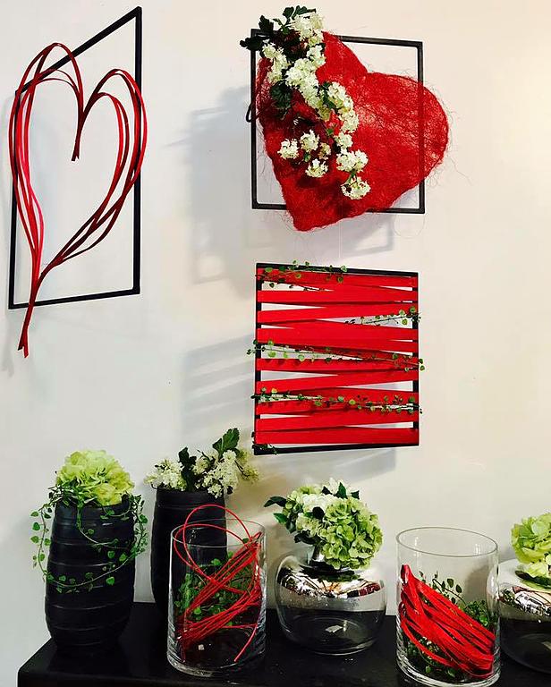 Décoration en rapport avec la Saint-Valentin