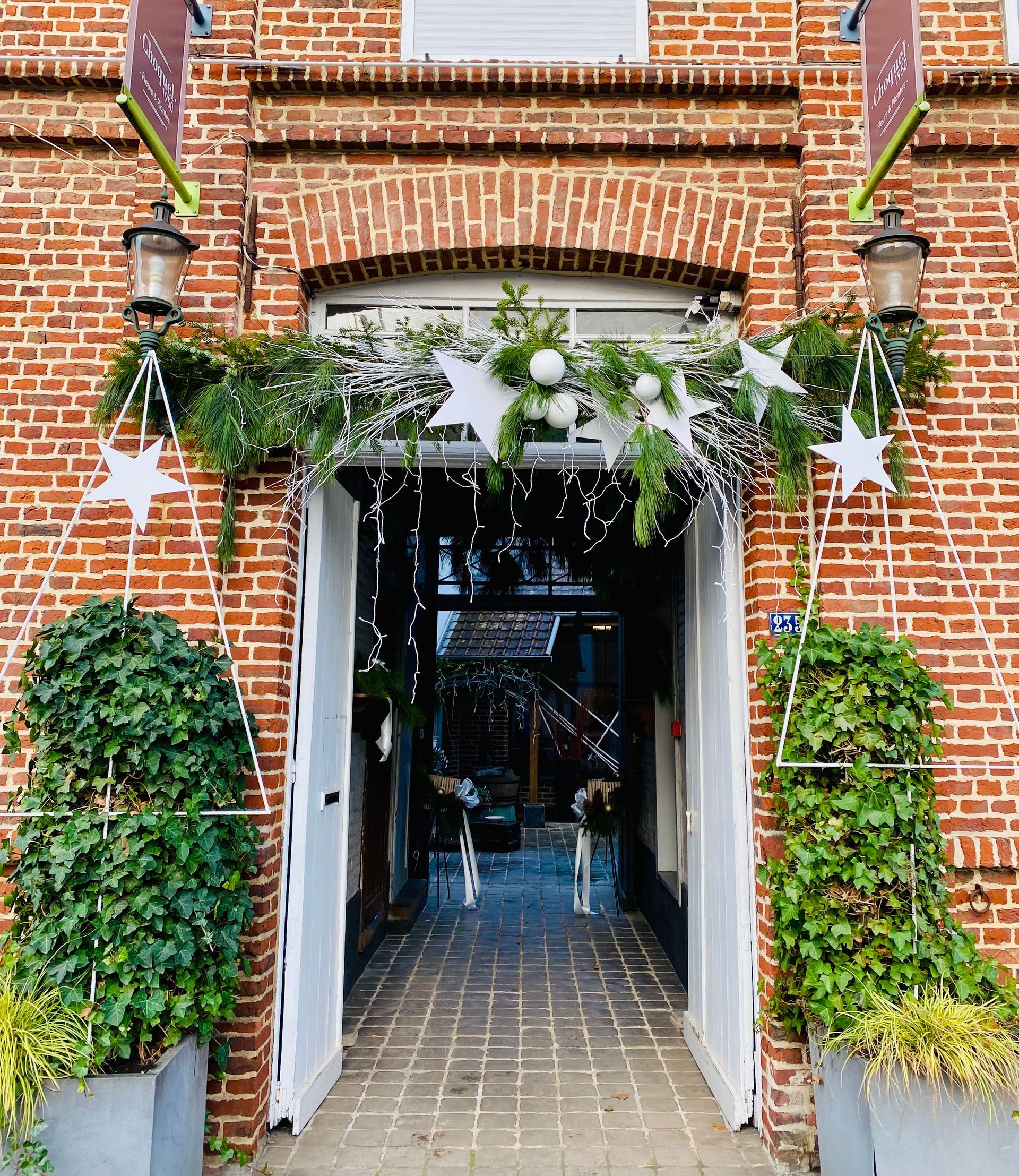 Ornement végétal extérieur