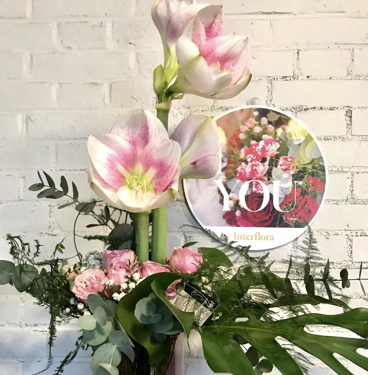 Composition florale pour Interflora
