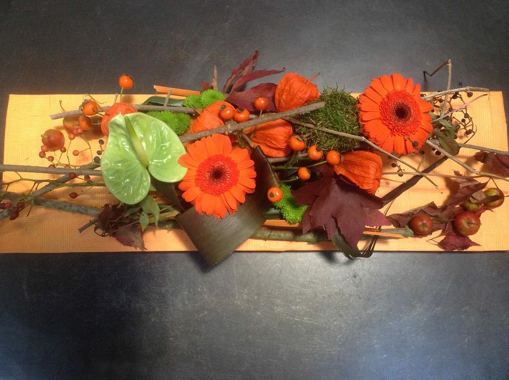 Composition florale pour l'automne