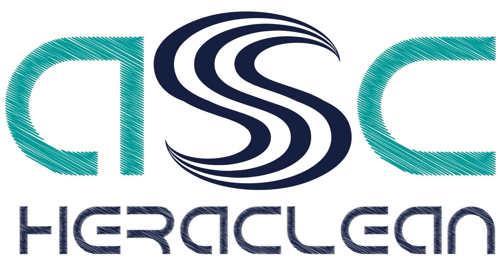 Un logotipo azul y rojo para asc heraclean sl