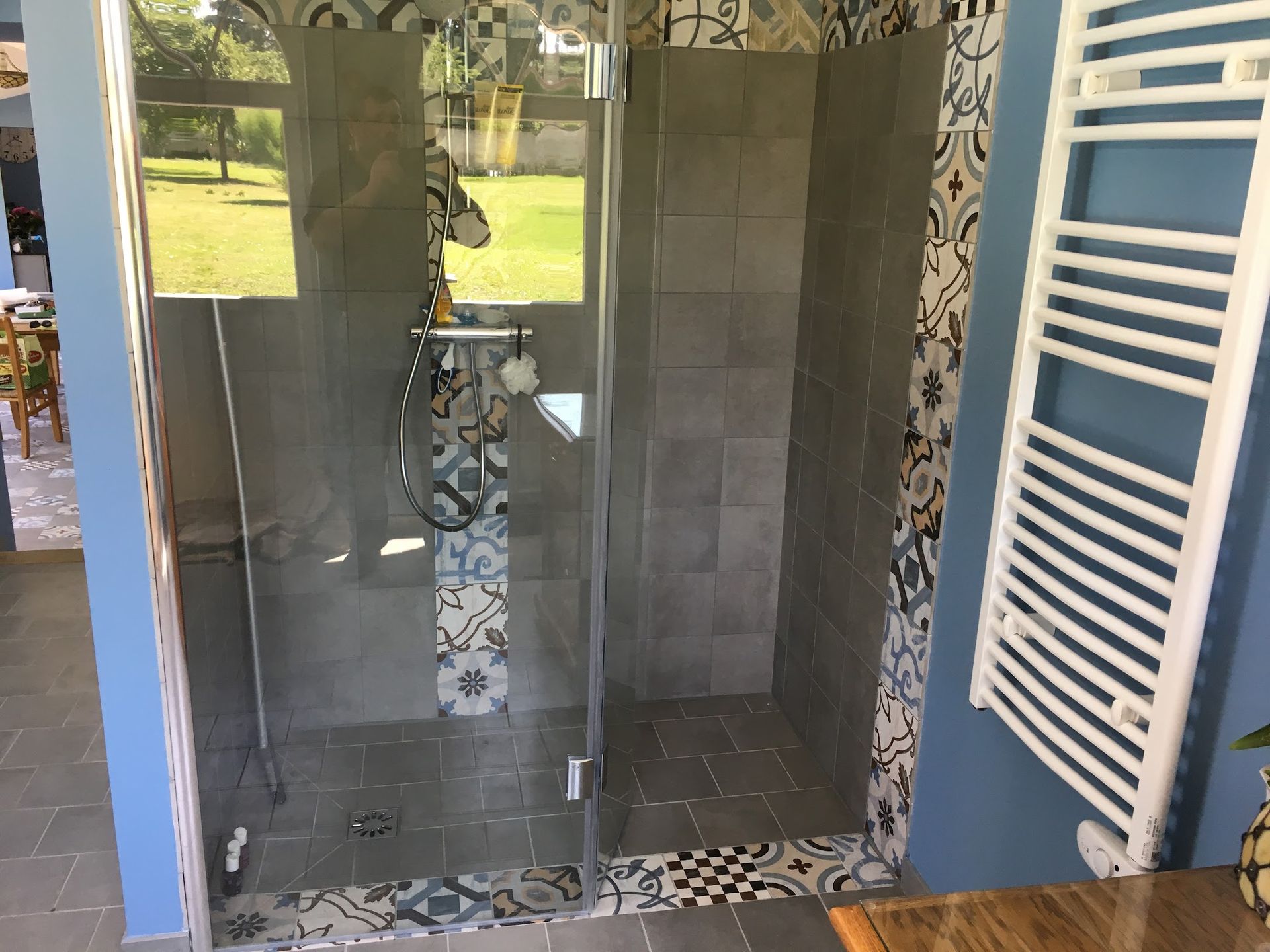 Douche à l'italienne