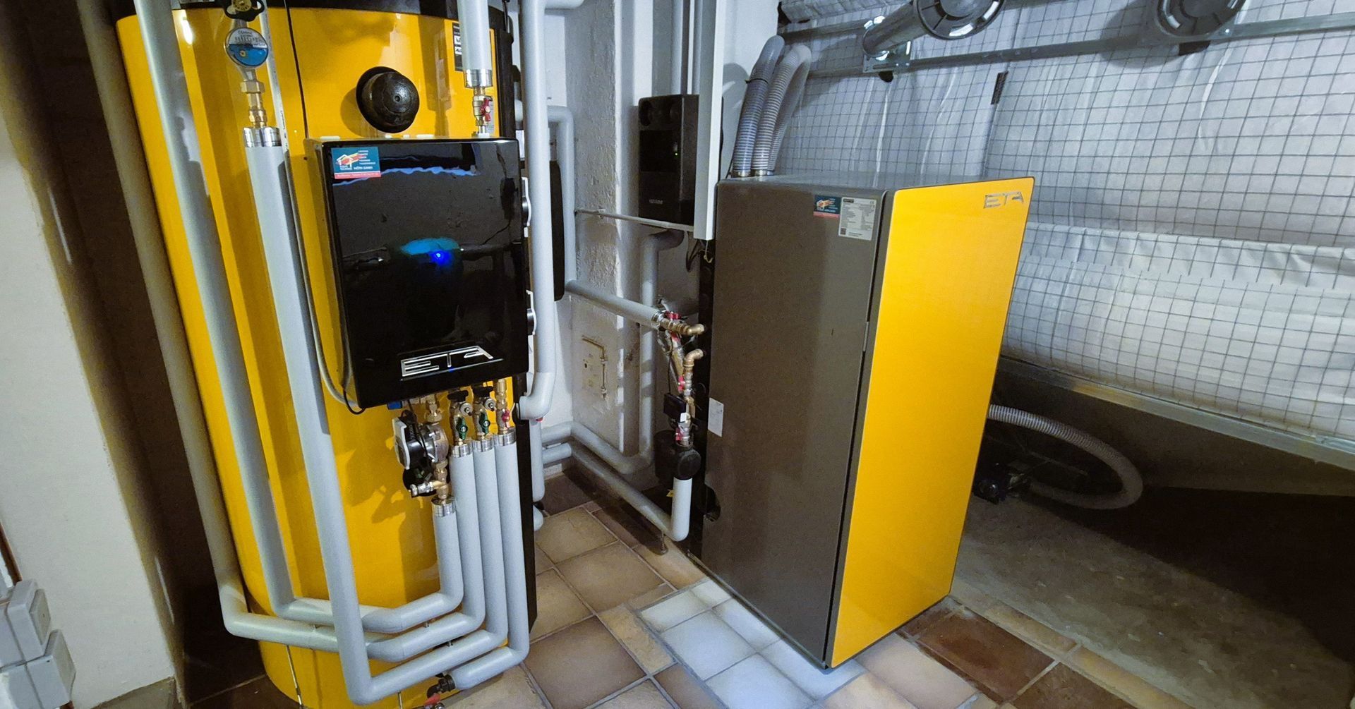 Biomassenanlagen im Keller