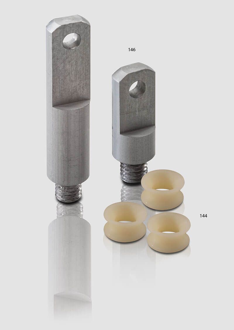 Lyra plugs, short or long No. 146, old model + No. 144 rubber sleeves