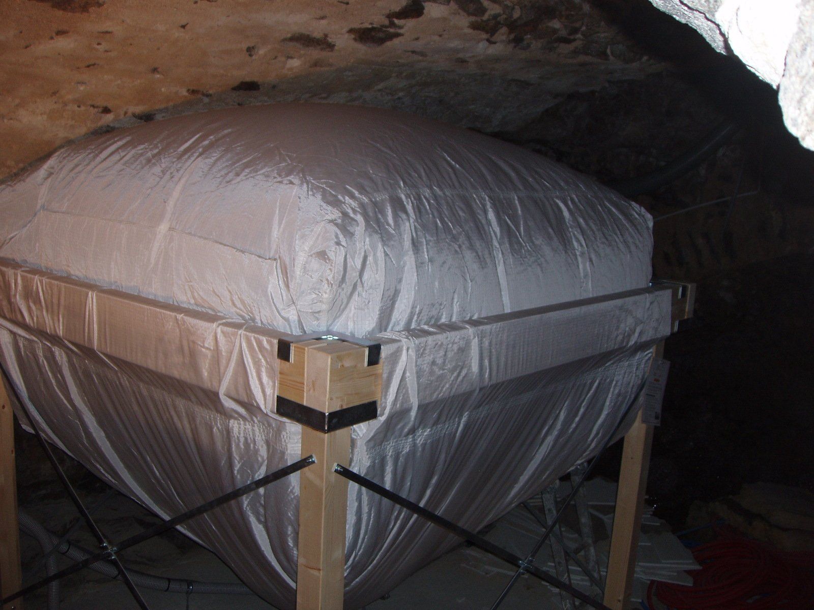 Silo pour chaudière granulés