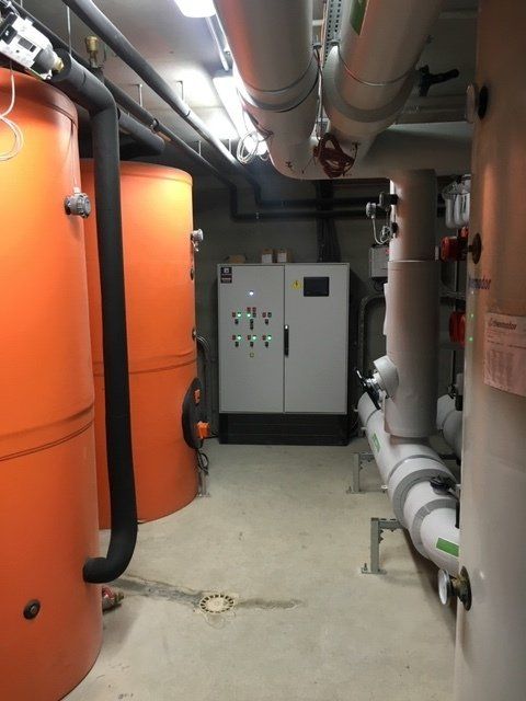 Installation de sous-station