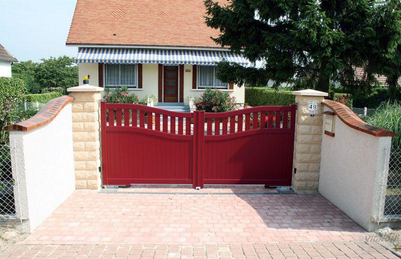 Installation de portail battant