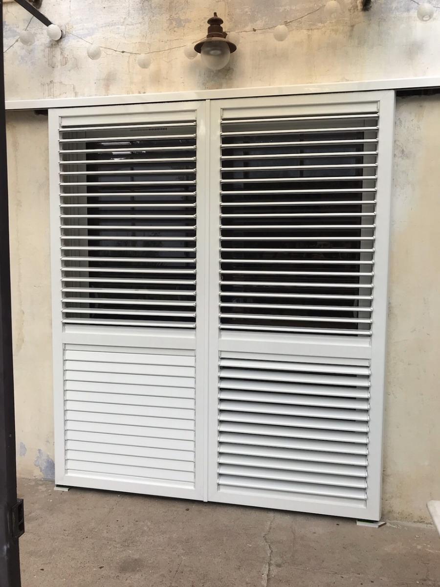 Volets persiennes, ton blanc