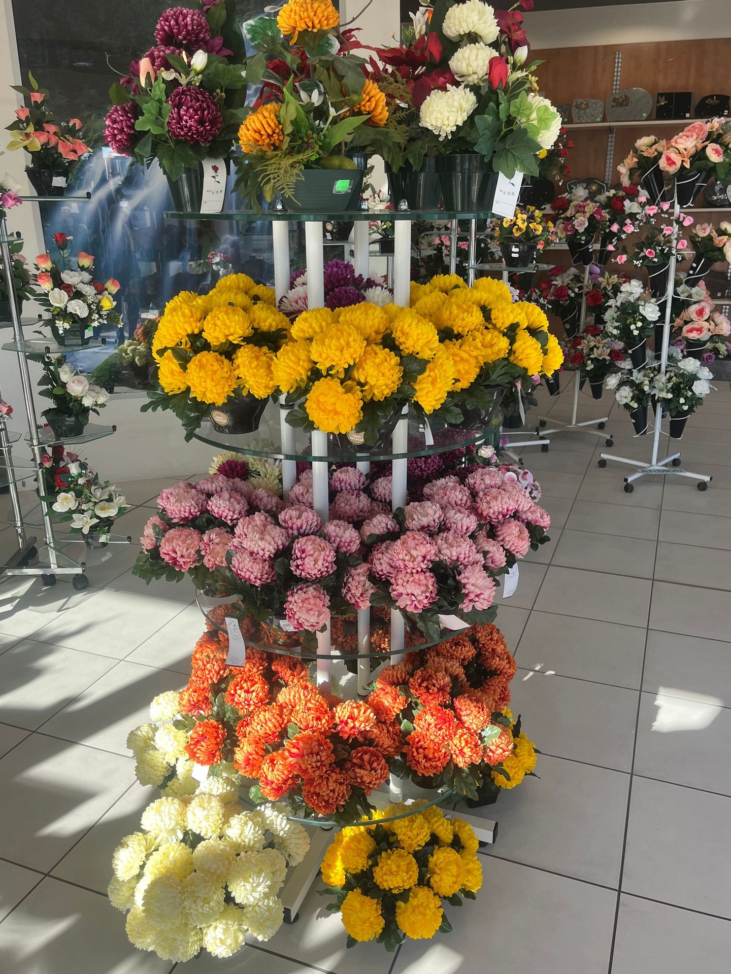 LA TOUSSAINT APPROCHE Fleurs artificielles