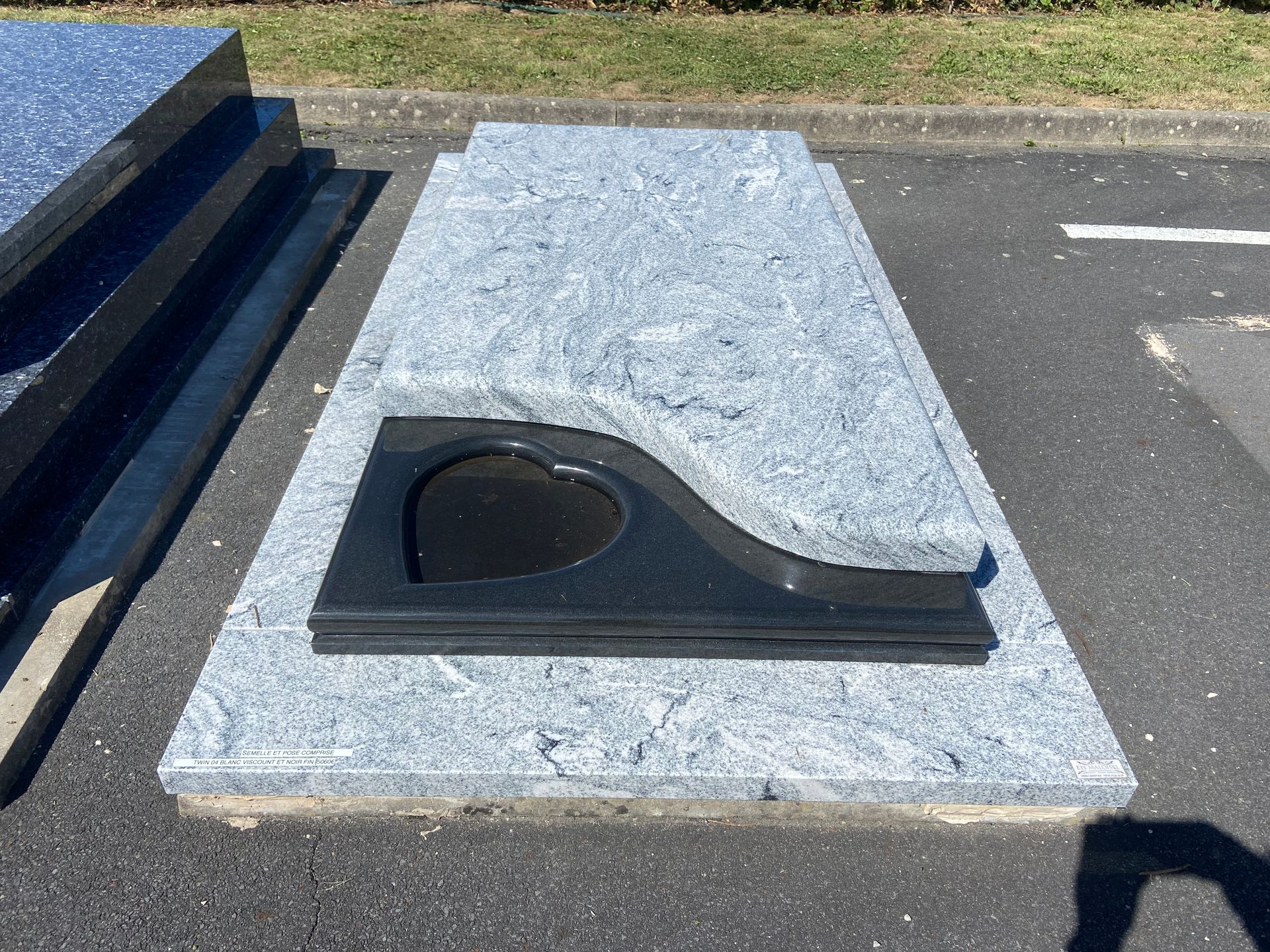 Blanc « Viscount » et cœur