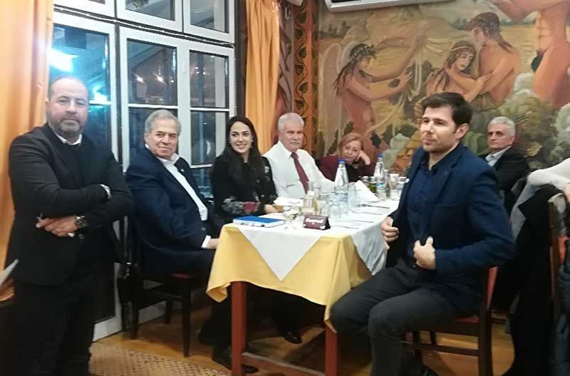 Η Υφυπουργός Εργασίας και Κοινωνικών Υποθέσεων Δόμνα Μιχαηλίδου στην κοπή πίτας του ΠΑΣΙΠΣ