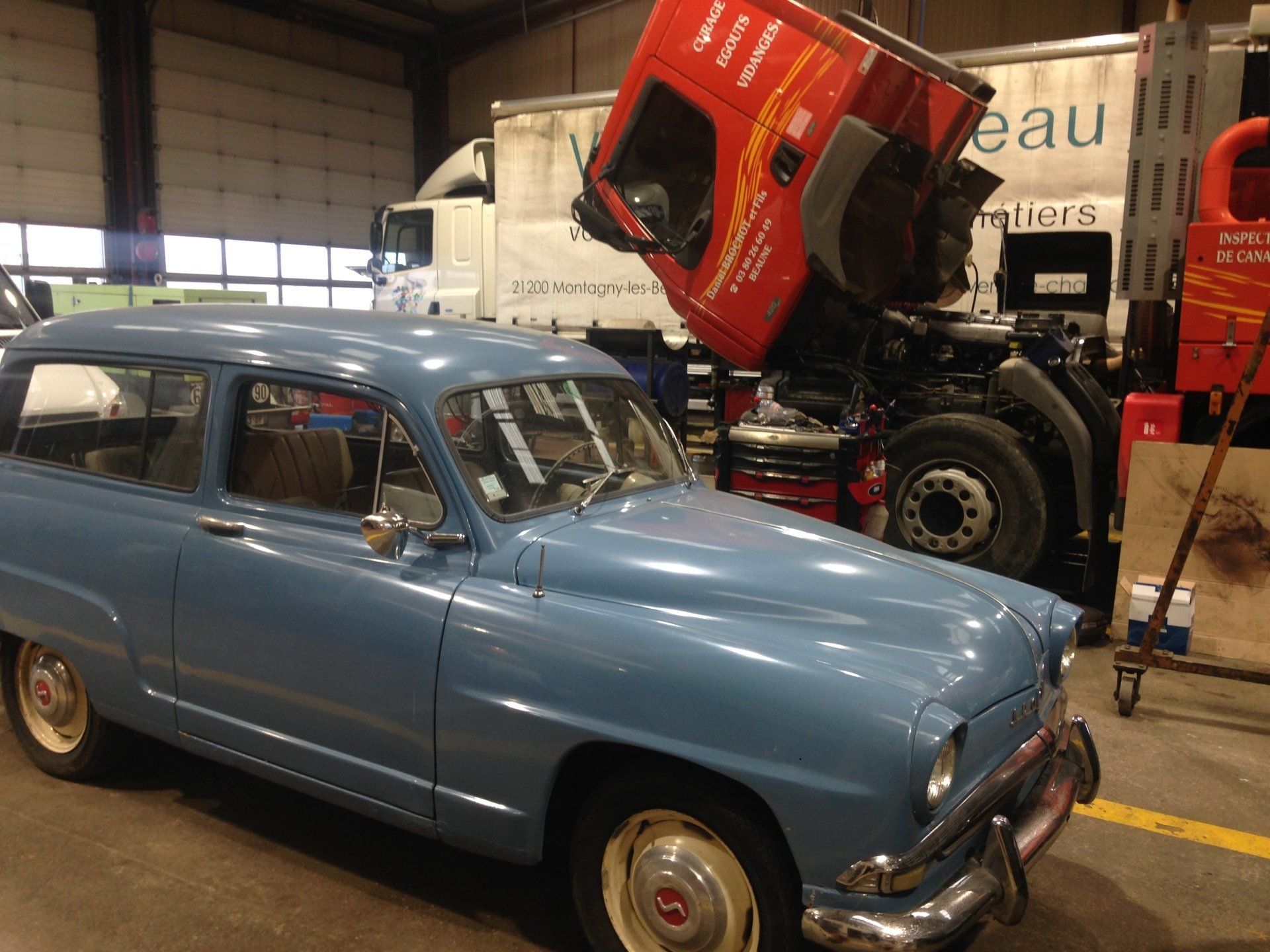 Réparation des engins de TP