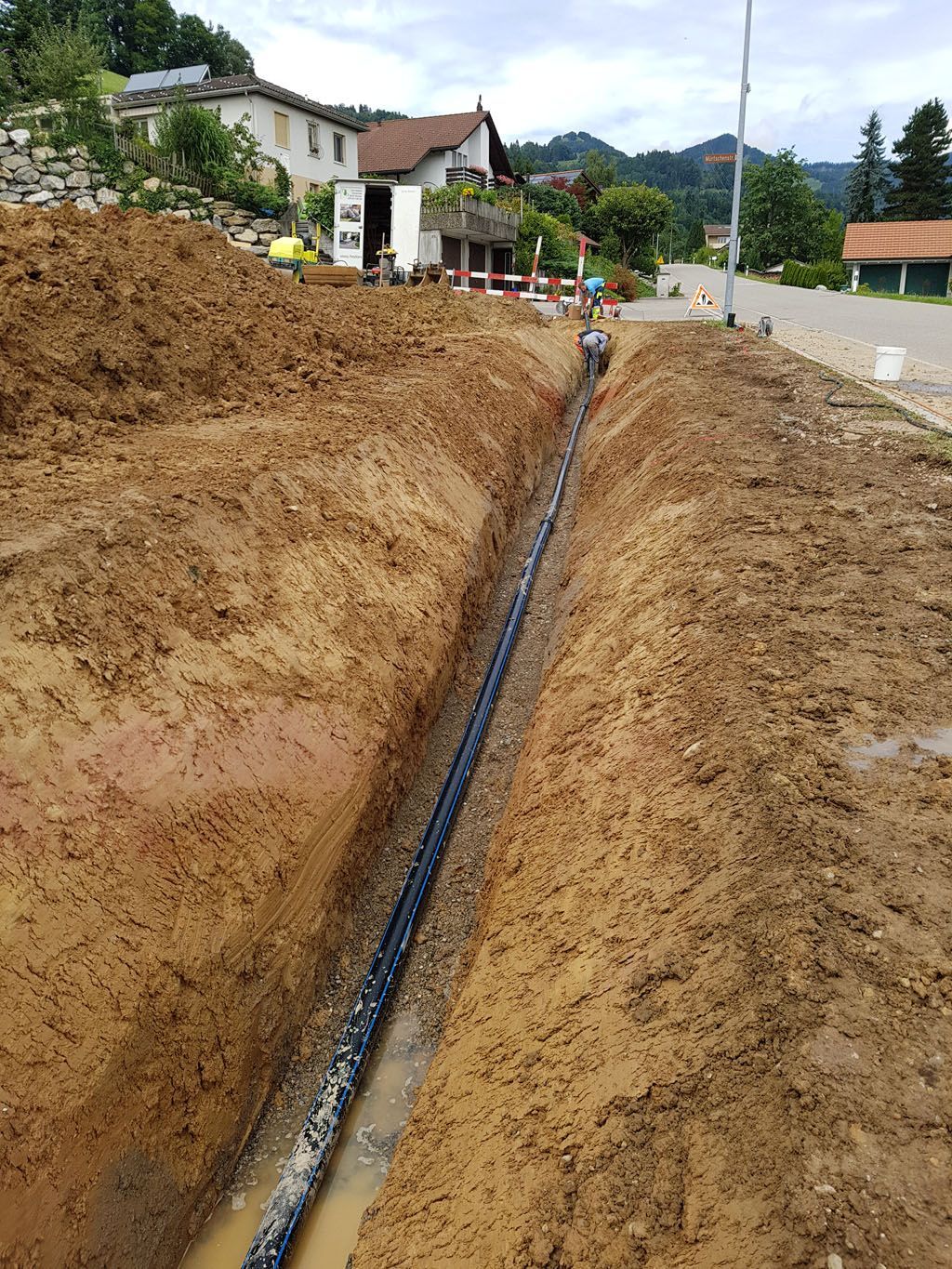 Wasserhauptleitug erstellen - Hadorn Gartenbau