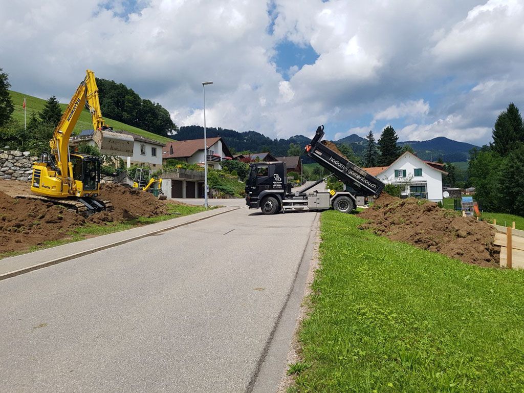 Alle Baggerarbeiten - Hadorn Gartenbau