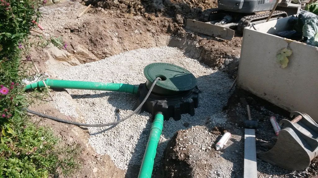 Anschluss Regenwassertank - Hadorn Gartenbau