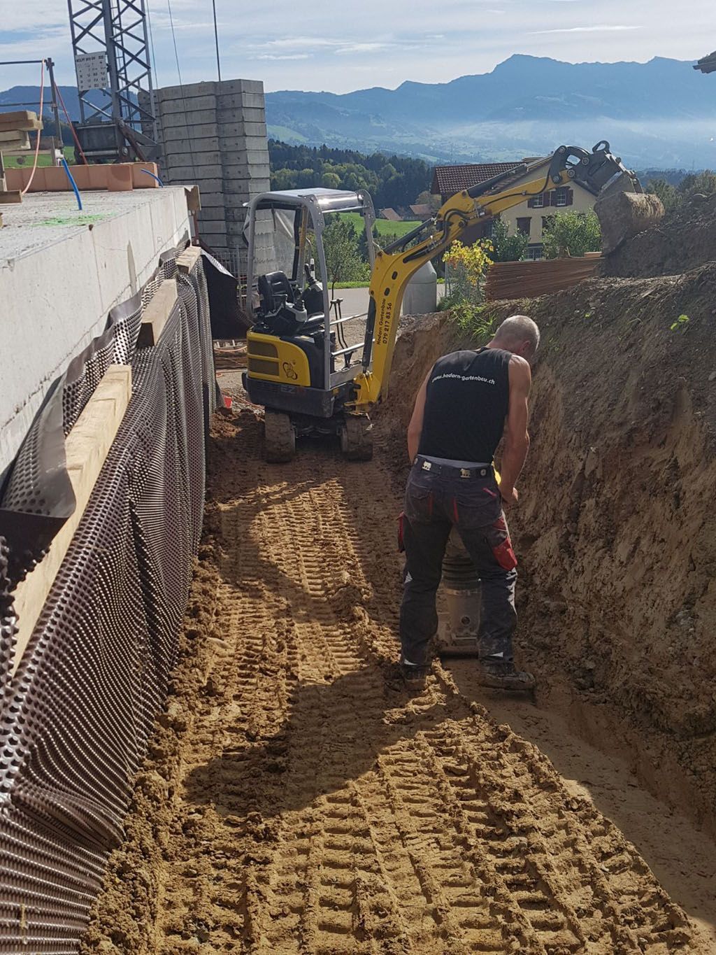 Div.Baggerarbeiten - Hadorn Gartenbau