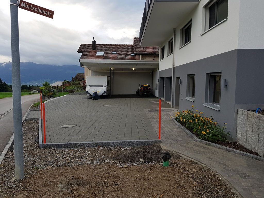 Garagenvorplatz - Hadorn Gartenbau