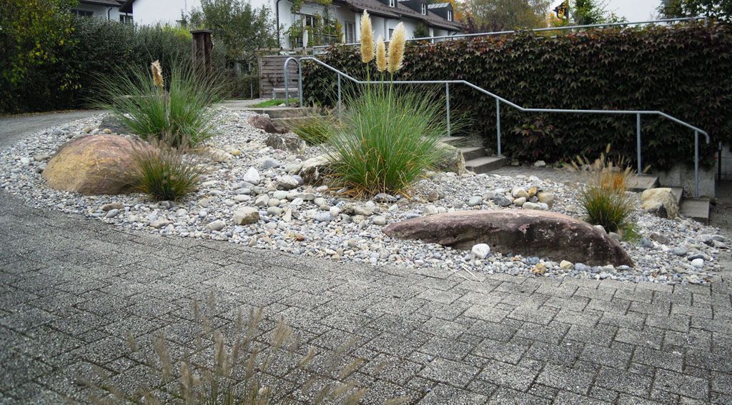 Gestaltungssteine in Steingarten - Hadorn Gartenbau