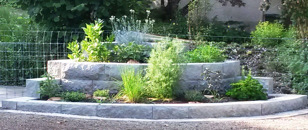 Gewürzecke mit Gewürzen bepflanzt - Hadorn Gartenbau