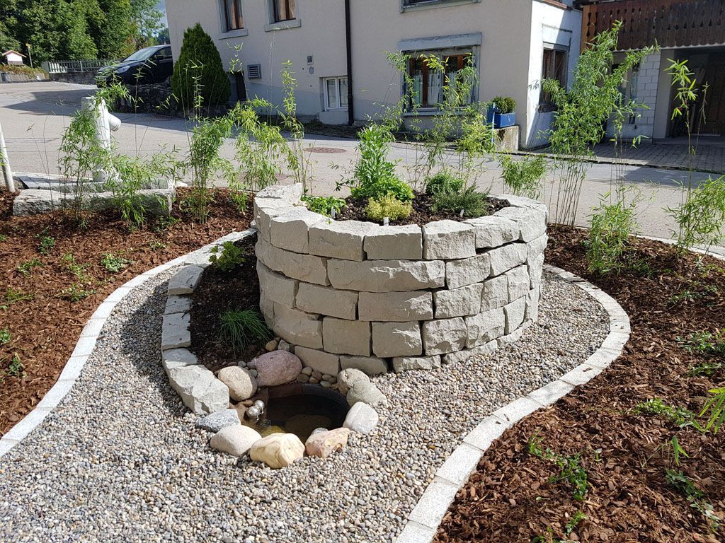 Gewürzschnecke mit Sandstein - Hadorn Gartenbau