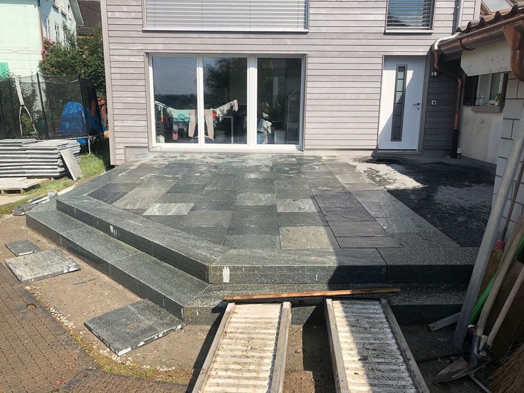 Sitzplatzeinfassung - Hadorn Gartenbau