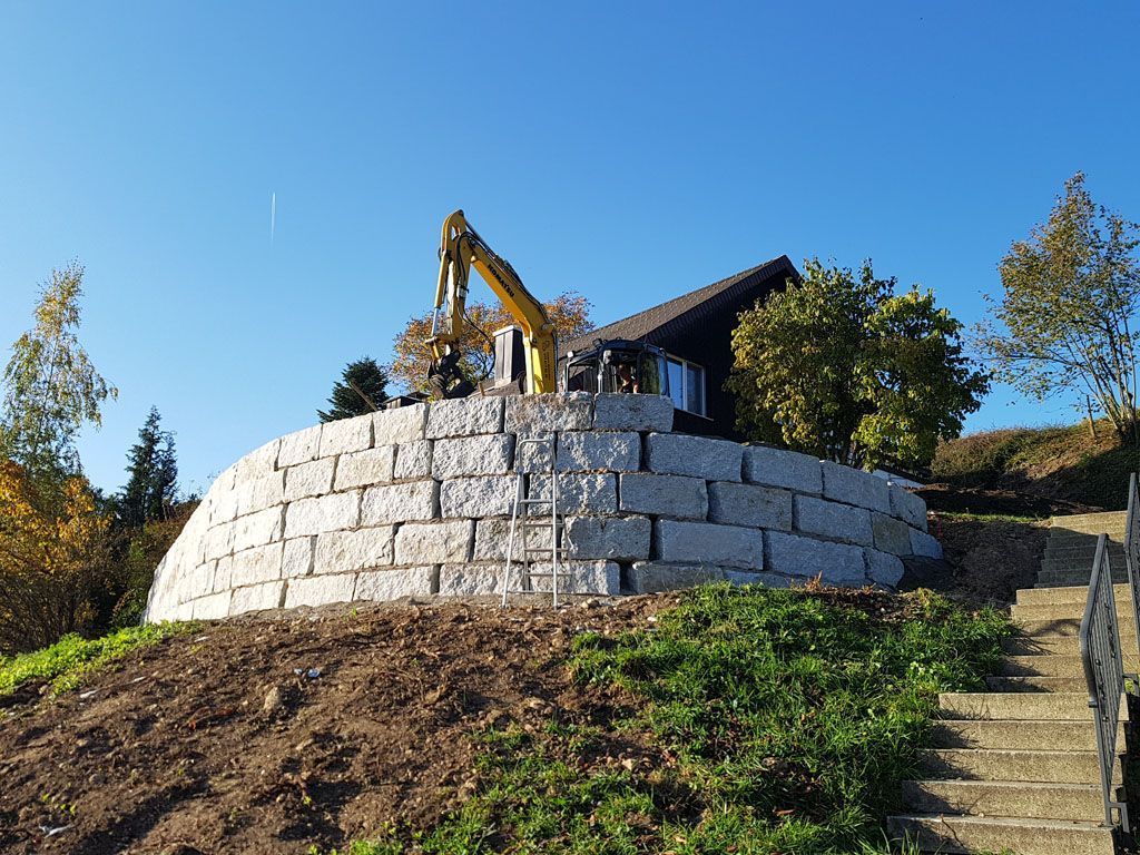 40er Quadermauer - Hadorn Gartenbau