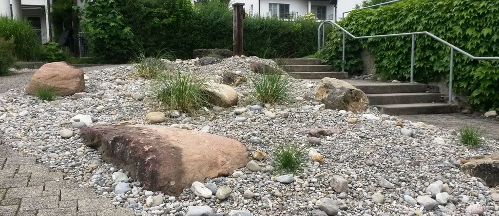 Steingarten neu erstellt - Hadorn Gartenbau