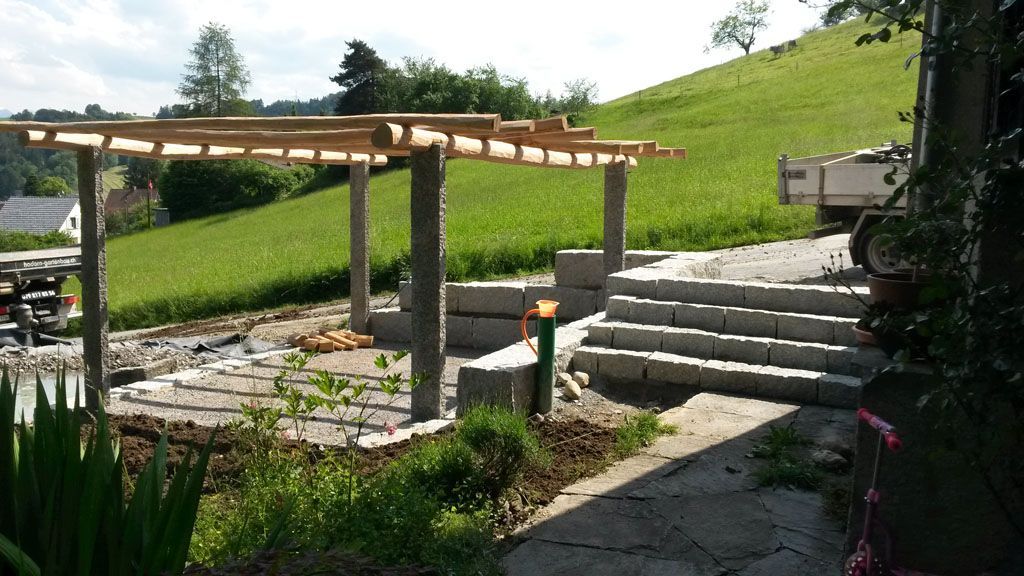 Steingarten neu erstellt - Hadorn Gartenbau