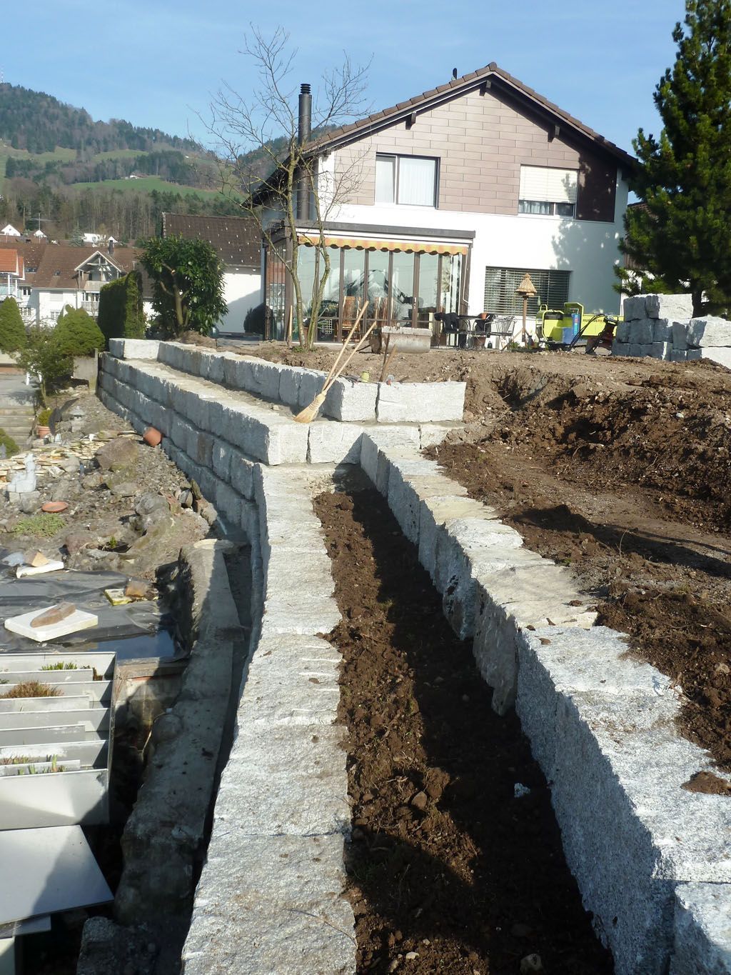 Böschungssicherung 40er Quader - Hadorn Gartenbau