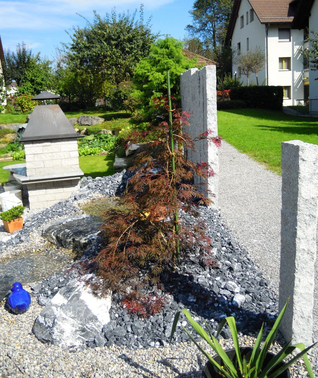 Steingarten bepflanzt - Hadorn Gartenbau