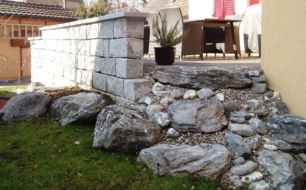 Natursteintreppenaufgang - Hadorn Gartenbau