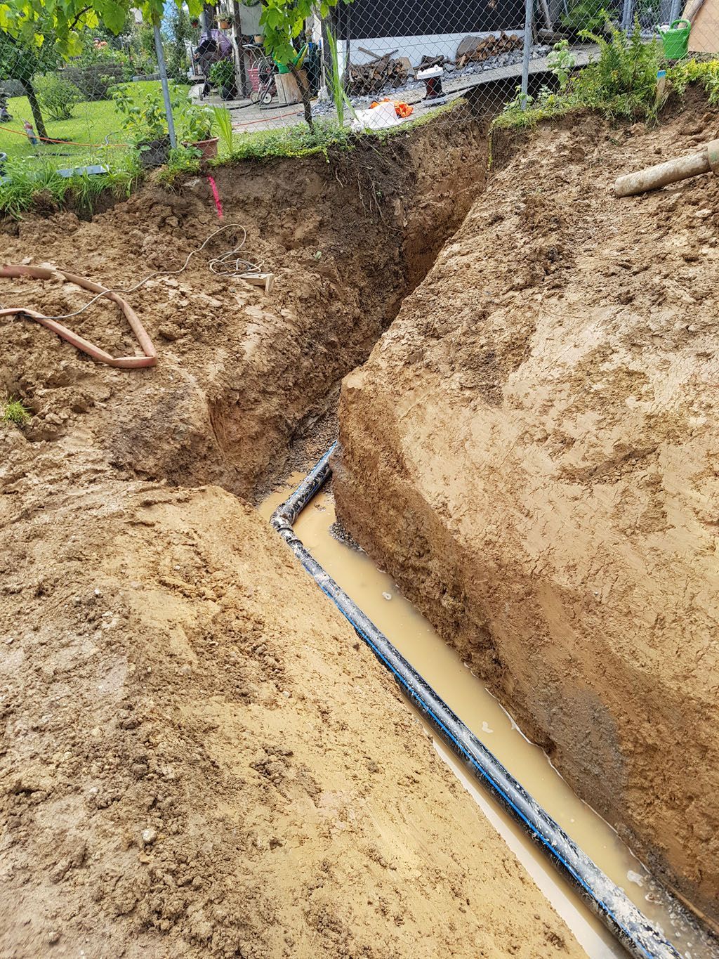 Wasserleitungsbau - Hadorn Gartenbau