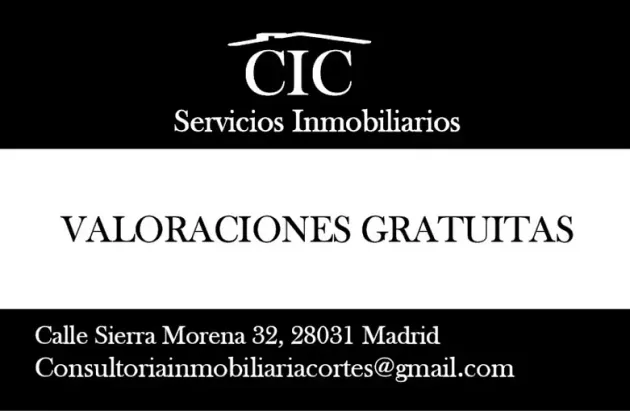 A business card for cic servicios inmobiliarios